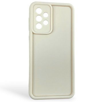 Чехол силиконовый Soft Touch для Samsung Galaxy A73 5G молочный (Полная защита камеры) 0054010 фото
