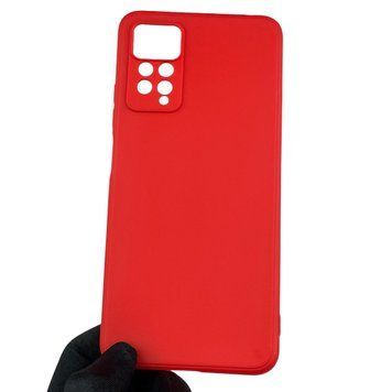 Чехол для Xiaomi Redmi Note 11 Pro 5G с квадратными гранями с защитой камеры сяоми нот 11 про 5г красный 0012821 фото