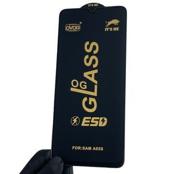 Захисне скло 6D OG для телефона Samsung Galaxy A05S SM-A057 протиударне на самсунг а05с Чорне 0007969 фото