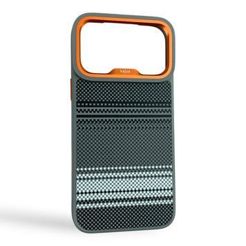Чехол Kajsa Resort Gradient Stripe для iPhone 18 Pro Max разноцветный Mix (MagSafe, металлическое кольцо камеры, премиум) 0062149 фото