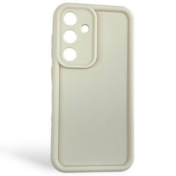 Чехол силиконовый Soft Touch для Samsung Galaxy S24 молочный (Полная защита камеры) 0054161 фото