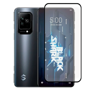 Защитное стекло для телефона Xiaomi Black Shark 5 противоударное полноэкранное на сяоми блэк шарк 5 черное 0038824 фото