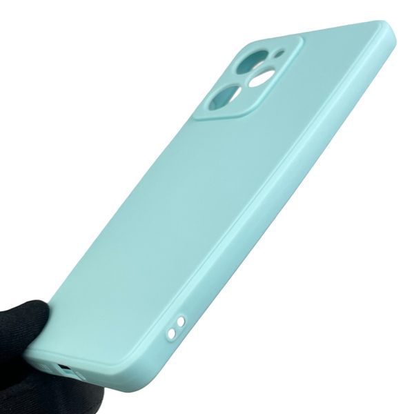 Чохол для Xiaomi POCO X5 Pro 5G з квадратними гранями із захистом камери на сяомі поко х5 про 5г бірюзовий 0012721 фото