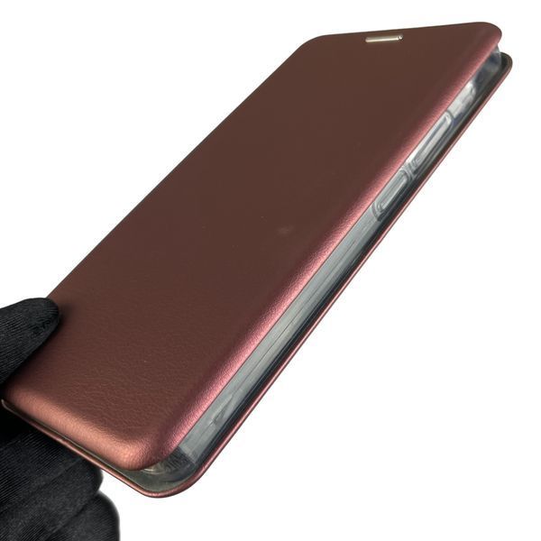Чехол-книжка для Xiaomi Redmi Note 13 Pro 4G с подставкой на сяоми редми нот 13 про 4г бордовая 0004095 фото