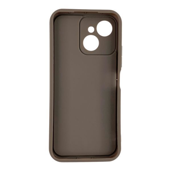 Чохол силіконовий Soft Touch для Tecno Spark 40C (KM4k) коричневий (Повний захист камери) 0054499 фото