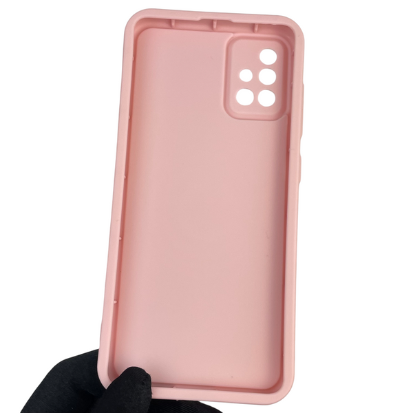 Чехол силиконовый Soft Touch для Samsung Galaxy A51 (SM-A515F) пудровый (Полная защита камеры) 0039670 фото