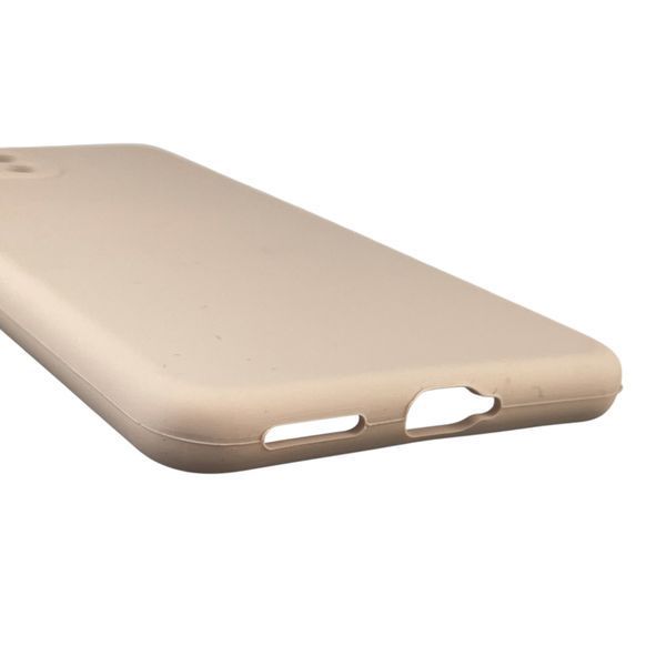 Чехол для Xiaomi Mi 11 Lite силиконовый с микрофиброй нескользящий на сяоми ми 11 лайт пудровый 0032438 фото