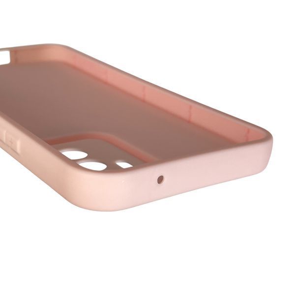 Чехол силиконовый Soft Touch с 3D принтом смешного теда мишки для Vivo V23E розовый (Полная защита камеры) 0049235 фото