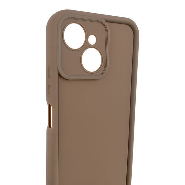Чохол силіконовий Soft Touch для Tecno Spark 40C (KM4k) коричневий (Повний захист камери) 0054499 фото