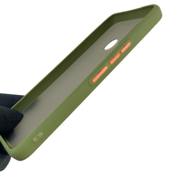 Чохол для телефона Tecno Spark 7 Go (KF6m) з високими бортами із захистом камери на техно спарк 7 го зелений 0026132 фото