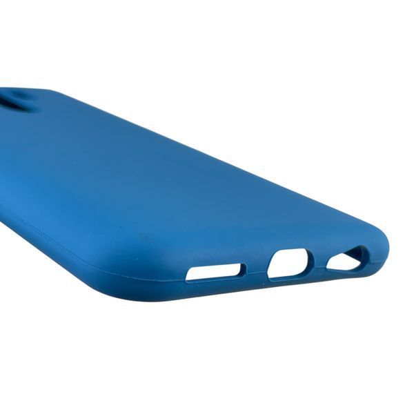 Чохол для Xiaomi Redmi 9 силіконовий з мікрофіброю нековзний на сяомі редмі 9 синій 0032602 фото