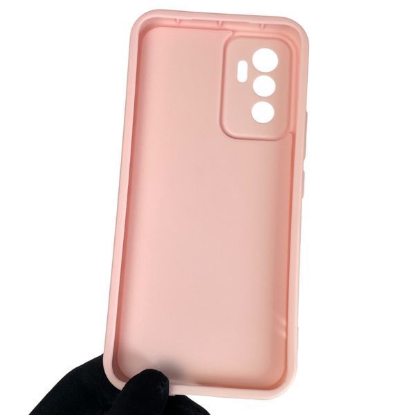 Чехол силиконовый Soft Touch с 3D принтом смешного теда мишки для Vivo V23E розовый (Полная защита камеры) 0049235 фото
