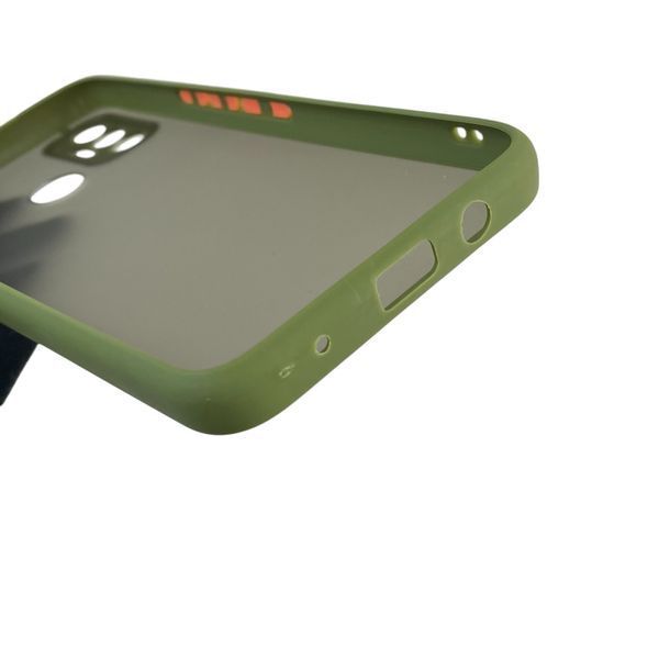 Чохол для телефона Tecno Spark 7 Go (KF6m) з високими бортами із захистом камери на техно спарк 7 го зелений 0026132 фото