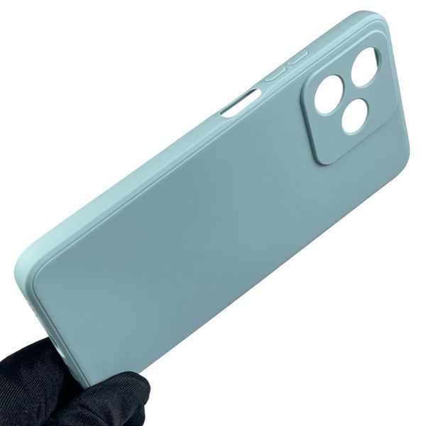 Чехол для Realme C53 с квадратными гранями с защитой камеры на реалми с53 серый 0012519 фото