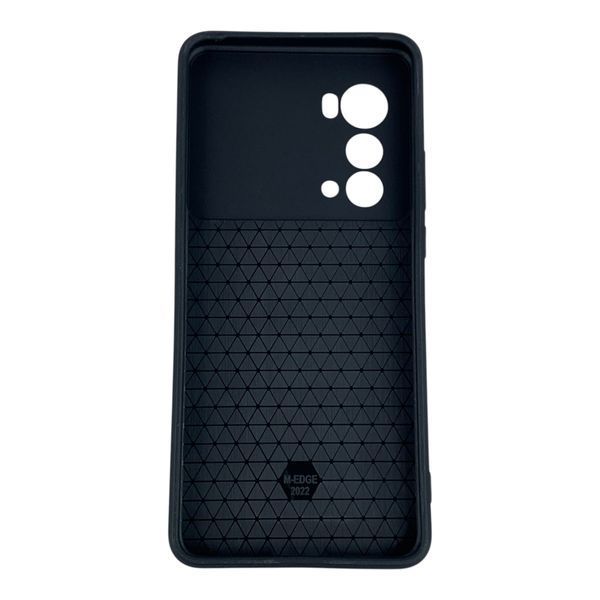 Чехол противоударный для Motorola Edge 2022 с магнитной пластиной со шторкой на камере черный 0050595 фото