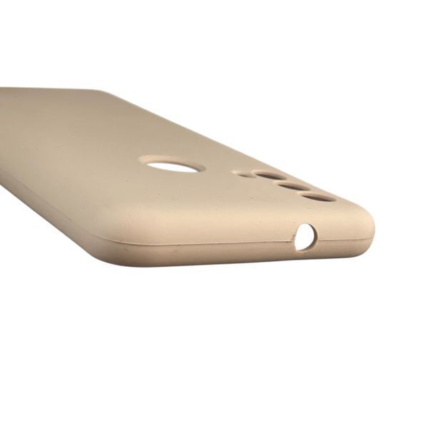 Чохол для Motorola Moto E30 силіконовий з мікрофіброю нековзний на моторола е30 пудровий 0031701 фото
