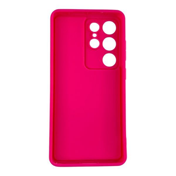 Чохол силіконовий Soft Touch для Samsung Galaxy S25 Ultra малиновий (Повний захист камери) 0054105 фото