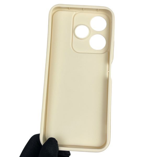 Чехол силиконовый оригинальный Soft Touch с 3D принтом волшебной минни маус для Xiaomi Redmi 13 4G молочный (Полная защита камеры) 0049963 фото