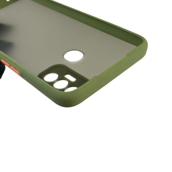 Чохол для телефона Tecno Spark 7 Go (KF6m) з високими бортами із захистом камери на техно спарк 7 го зелений 0026132 фото