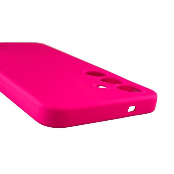 Чохол для Samsung Galaxy S25 (SM-S931B) силіконовий з мікрофіброю нековзний на самсунг с25 малиновий 0032215 фото