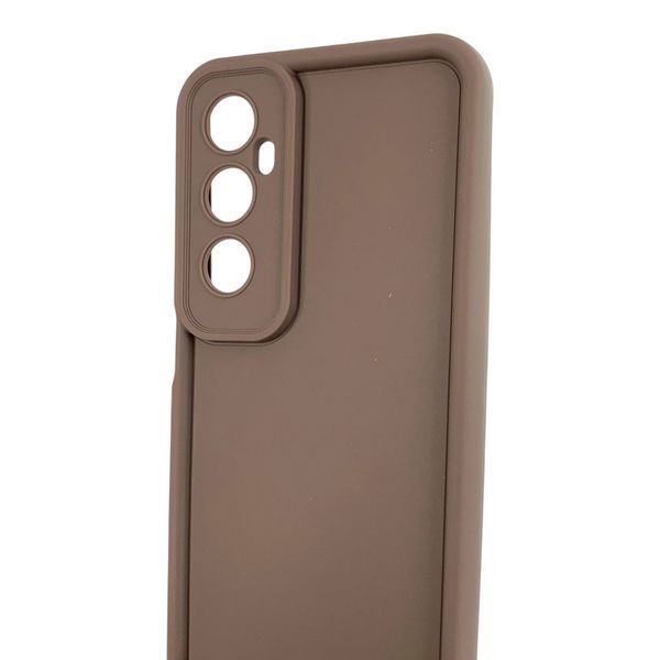 Чехол силиконовый Soft Touch для Realme C65 коричневый (Полная защита камеры) 0054116 фото
