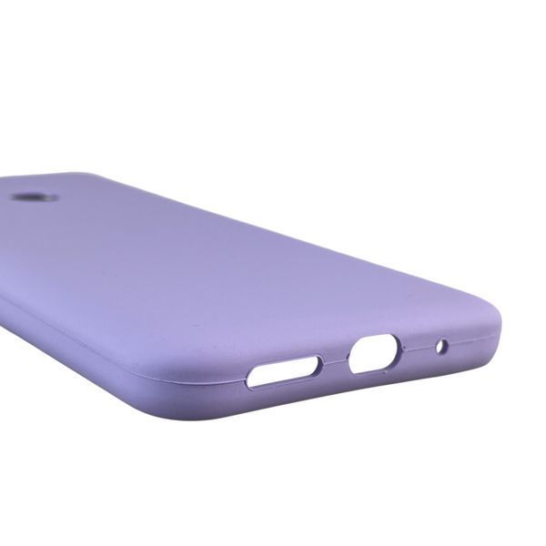 Чехол для Xiaomi Poco C55 силиконовый с микрофиброй нескользящий на сяоми поко с55 сиреневый 0032460 фото