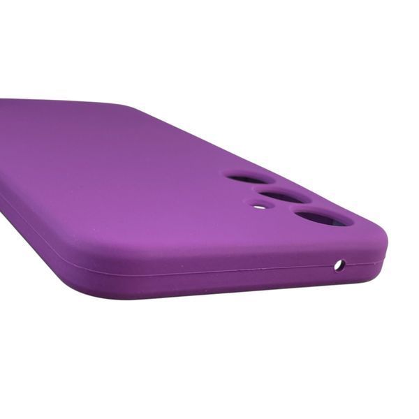 Чохол для Samsung Galaxy A35 5G (SM-A356B) силіконовий з мікрофіброю нековзний на самсунг а35 5г фіолетовий 0031952 фото