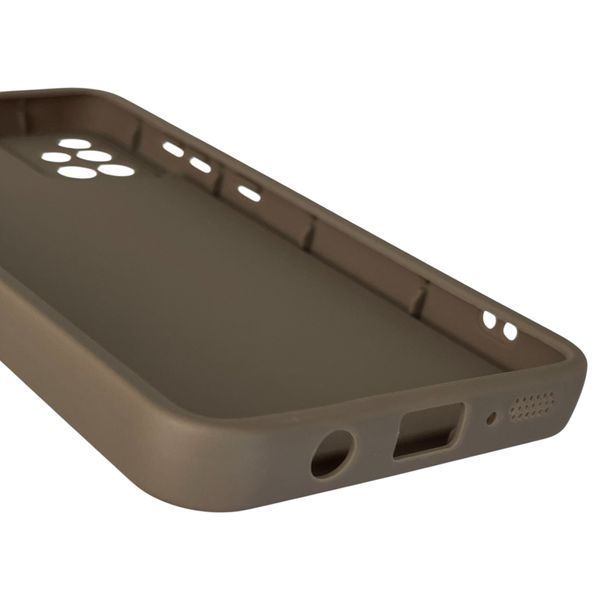 Чехол силиконовый Soft Touch с 3D принтом злой котик для Samsung Galaxy A71 (SM-A715F) коричневый (Полная защита камеры) 0047013 фото