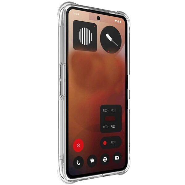 Чохол-накладка для Nothing Phone (1) прозора з бронь кутами із захистом камери протиударна (нафинг фон 1) 0061555 фото
