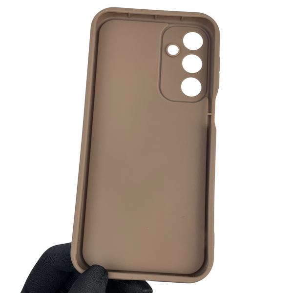 Чехол силиконовый Soft Touch с 3D принтом для Samsung Galaxy A16 (SM-A165) коричневый (Полная защита камеры) 0040427 фото