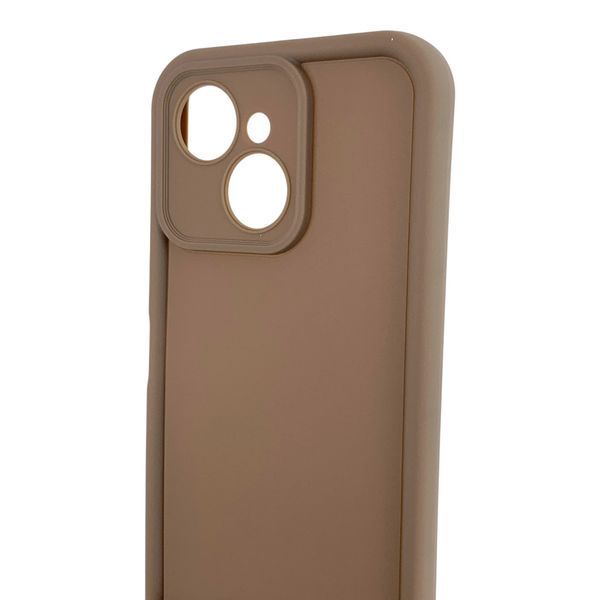 Чохол силіконовий Soft Touch для Tecno Spark 40C (KM4k) коричневий (Повний захист камери) 0054499 фото