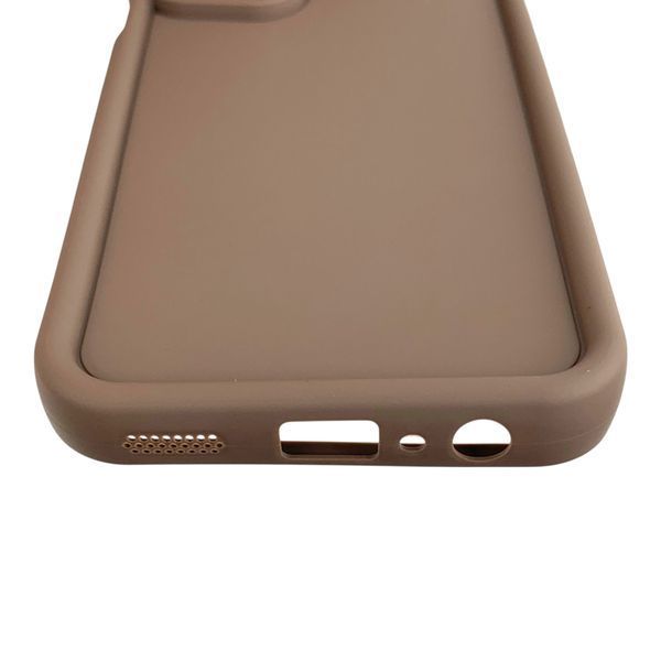 Чехол силиконовый Soft Touch для Realme C65 коричневый (Полная защита камеры) 0054116 фото