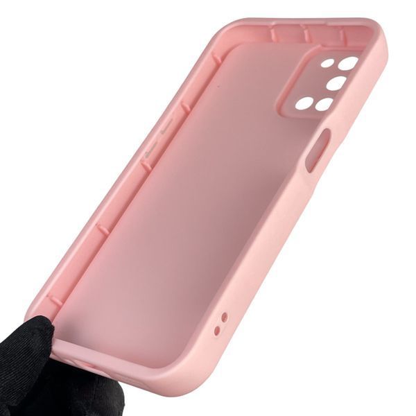 Чохол силіконовий оригінальний Soft Touch з 3D принтом злого кота для Oppo A52 рожевий (Повний захист камери) 0046253 фото