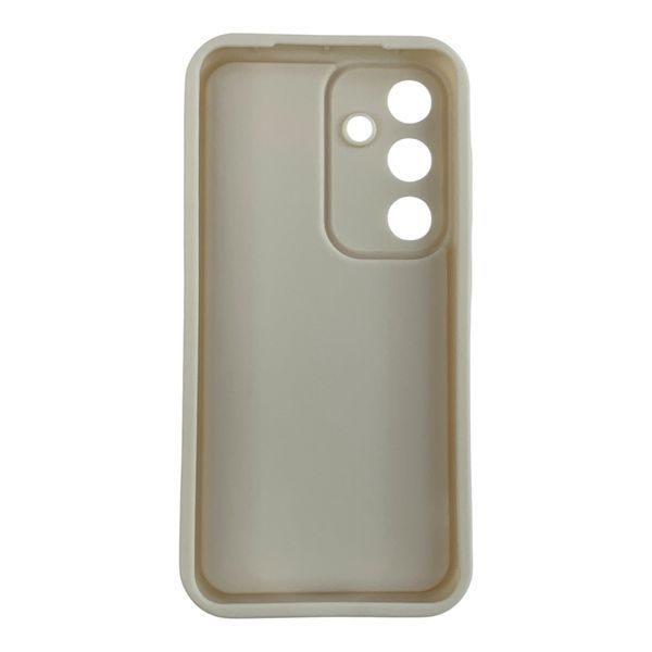 Чехол силиконовый Soft Touch для Samsung Galaxy S24 молочный (Полная защита камеры) 0054161 фото