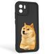 Чехол силиконовый оригинальный Soft Touch с 3D принтом мема сибу для Xiaomi Redmi A2 черный (Полная защита камеры) 0047841 фото 1