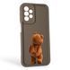 Чехол силиконовый Soft Touch с 3D принтом смешного теда мишки для Samsung Galaxy A23 5G коричневый (Полная защита камеры) 0049185 фото 1