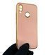 Чохол для Huawei P Smart Plus глянцевий із захистом камери із золотою окантовкою на хуавей п смарт плюс пудровий gs1 0019511 фото 1