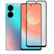 Захисне скло МАТОВЕ для телефона Tecno Camon 19 Pro (CI8n) протиударне повноекранне на техно камон 19 про чорне 0039259 фото 1