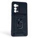Чехол противоударный для Motorola Edge 2022 с магнитной пластиной со шторкой на камере черный 0050595 фото 1