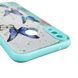 Чохол для Huawei Nova 3E з блискітками з метеликами на хуавей нова 3е бірюзовий 0037778 фото 2