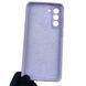 Чехол для Samsung Galaxy S21 FE (SM-G990B) силиконовый с микрофиброй нескользящий на самсунг с21 фе сиреневый 0032177 фото 3