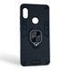 Чохол для телефона Xiaomi Redmi Note 5 броньований з магнітним кільцем та захистом камери чорний 0051234 фото 1