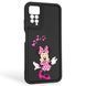 Чехол силиконовый оригинальный Soft Touch с 3D принтом волшебной минни маус для Xiaomi Redmi Note 12 Pro черный (Полная защита камеры) 0050113 фото 1