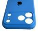 Чохол Silicone Case для Apple iPhone 17 Pro Max синій (soft touch, кільця камери, мікрофібра) 0061849 фото 5