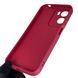 Чохол силіконовий Soft Touch з 3D принтом милий ведмедик для Motorola G05 бордовий (Повний захист камери) 0044735 фото 3