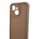 Чохол силіконовий Soft Touch для Tecno Spark 40C (KM4k) коричневий (Повний захист камери) 0054499 фото 4