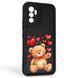 Чохол силіконовий Soft Touch з 3D принтом милий ведмедик для Vivo V23E чорний (Повний захист камери) 0044840 фото 1