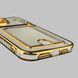 Чехол для Apple iPhone 12 Pro Max с золотой окантовкой с карманом для карт на айфон 12 про макс золотой 0012999 фото 6