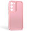 Чохол силіконовий Soft Touch для Samsung Galaxy S23 рожевий (Повний захист камери)