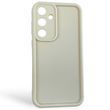 Чехол силиконовый Soft Touch для Samsung Galaxy S24 Plus молочный (Полная защита камеры)